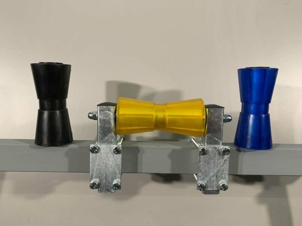 Kielrolle mit Halter POLYVINYL Rollen