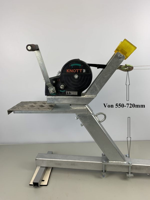 Windenstand Komplett Set (inkl. Winde von Knott und Tritt)
