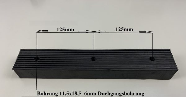 Bootsauflage Universal Vollgummi – Bild 2